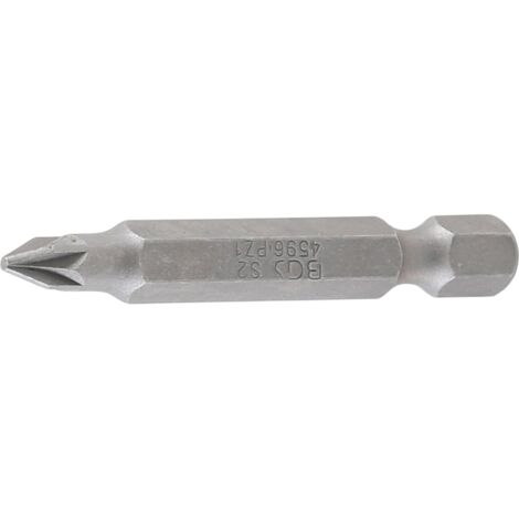 Punta longitud 50 mm entrada 6,3 mm (1/4") cruz PZ1