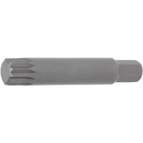 Punta  longitud 75 mm  entrada 10 mm (3/8")  dentado múltiple interior (para XZN) M14
