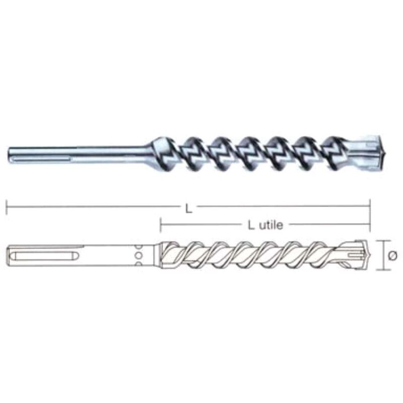 Punta Martello Sds Max Makita Mm 24X520 - 1 Pz