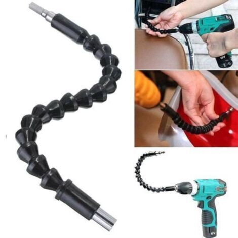 Punta per cacciavite flessibile da 200/250/300 mm per trapano elettrico, prolunga con snodo universale