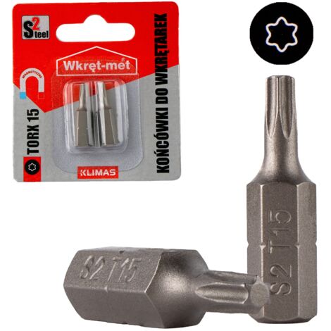 Punta per cacciavite TIPO TORX-15 S2