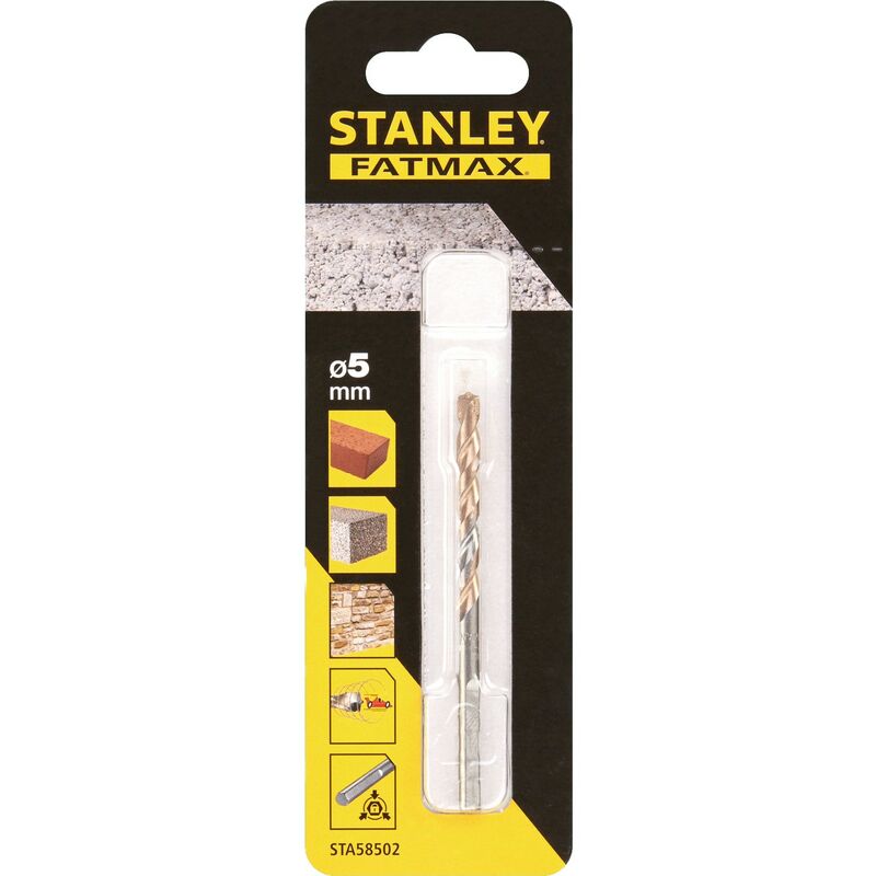 Stanley - piranha/ STA58502 (X58502) punta codolo triangol. mm. 5 pz 1,0