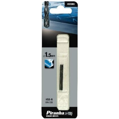 Punta per metallo 1.5 mm 3 pz Black and Decker X50005-QZ