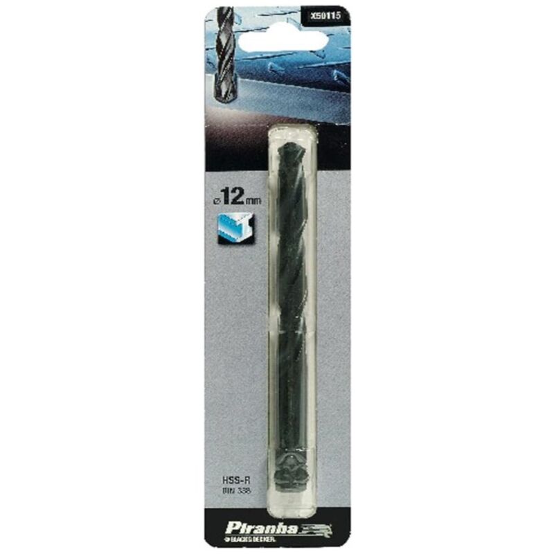 Black&decker - punta per trapano hss-r 12MM
