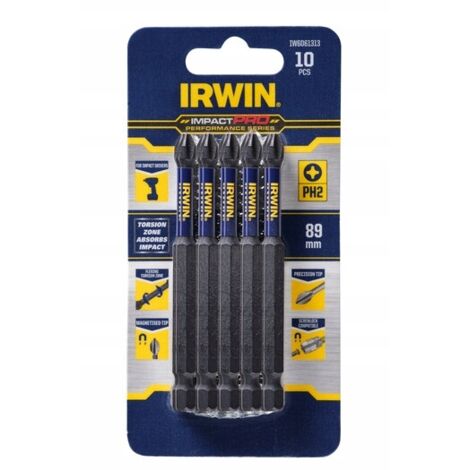 Punta per taglierine IRWIN TIP PH2 x 89mm 10 pz.