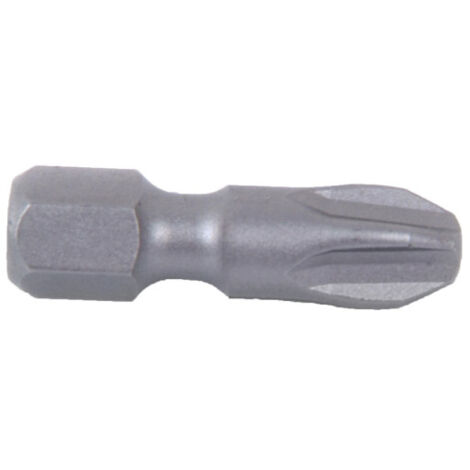 Punta phillips 1/4" para atornillar con huellas desde PH-0 a PH-4          10 Unds                                   25 mm                PH-2