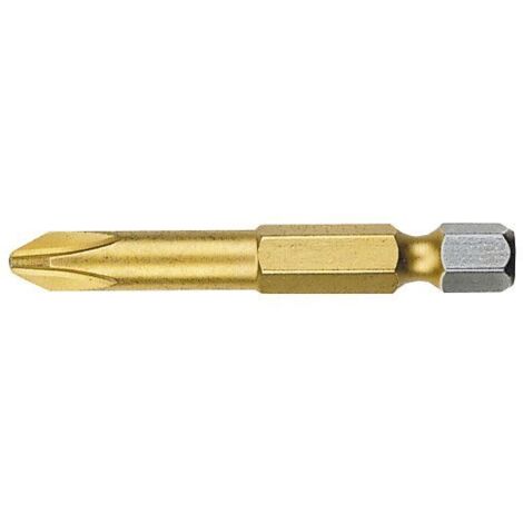 Punta Phillips STANDARD TIN guía ¼" larga (PH2x50)  WITTE 27552
