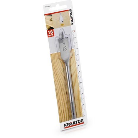 Punta piatta per legno lunghezza 152 mmDiametro 18 mm