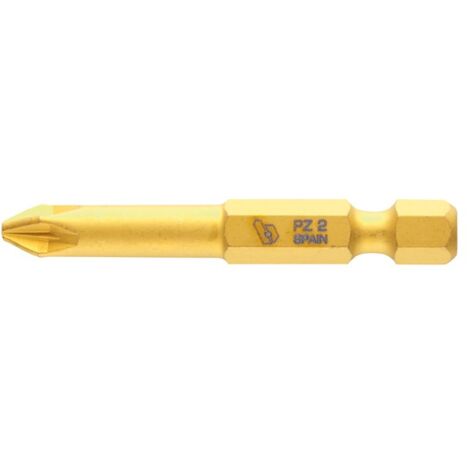 PUNTA POZI 1/4'' TIN 2 UD - 1X50 MM