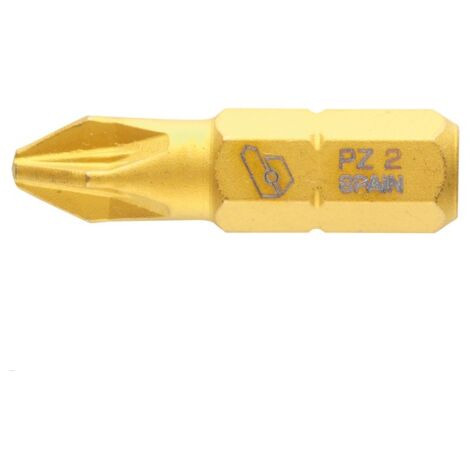PUNTA POZI 1/4'' TIN 5 UD - 1X25 MM