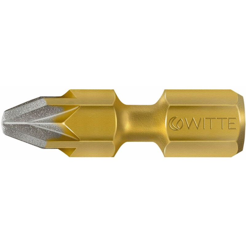 

WITTE 28011 - Punta Pozidriv BITFLEX DIAMOND guía 1/4' corta (PZ1x25)