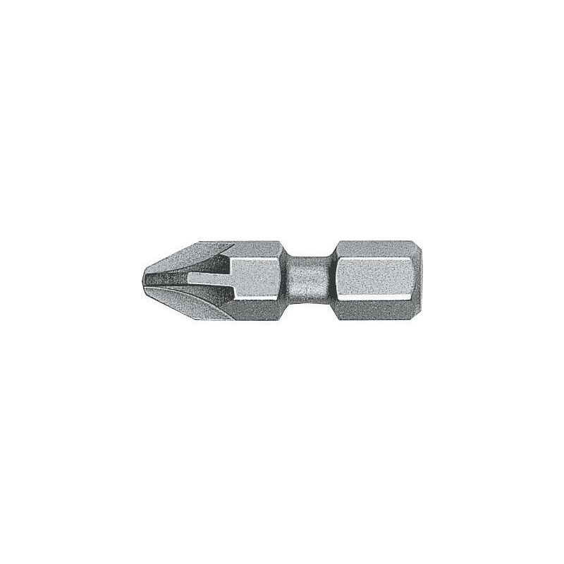

WITTE 28045 - Punta Pozidriv BITFLEX guía 1/4' corta (PZ1x25)