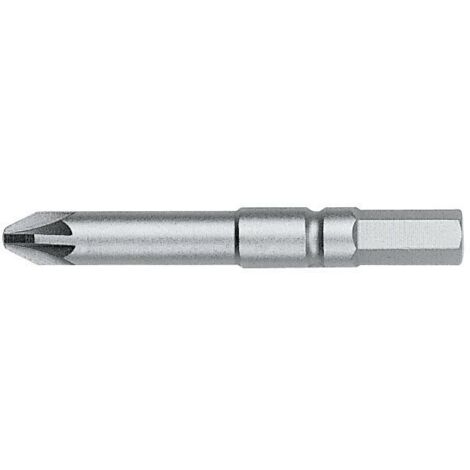 Punta Pozidriv STANDARD guía 55 mm larga (PZ3x50) WITTE 30703
