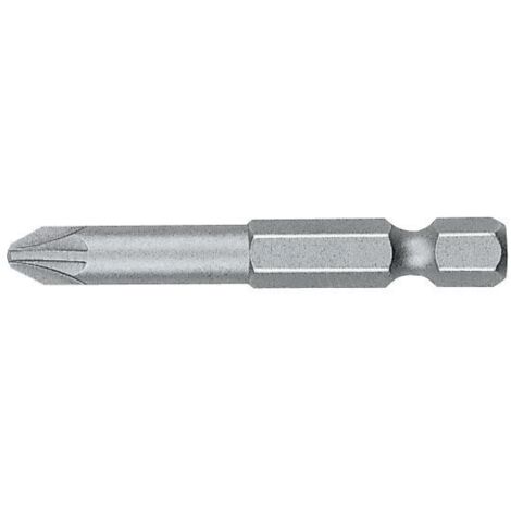 Punta Pozidriv STANDARD guía ¼" larga (PZ1x110) WITTE 27562