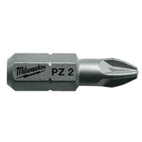 Punta PZ2 x25mm - 25uds MILWAUKEE Ref.4932399590