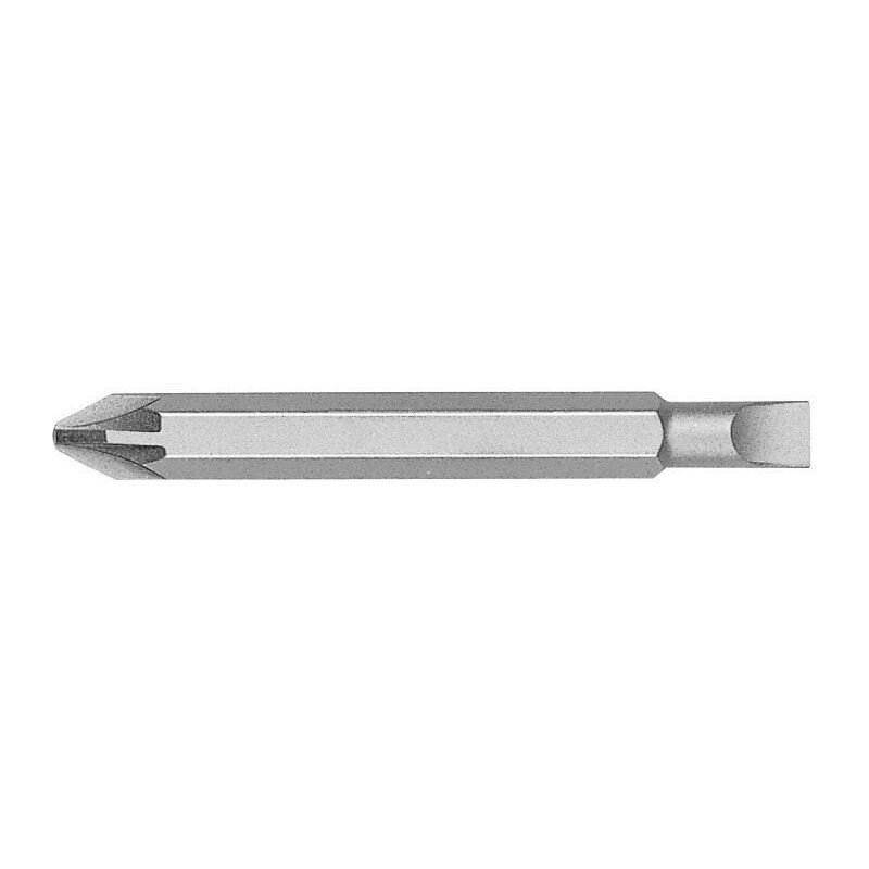 

WITTE 29005 - Punta reversible Plana / Pozidriv guía 1/4' (PL5,5/PZ2x60)
