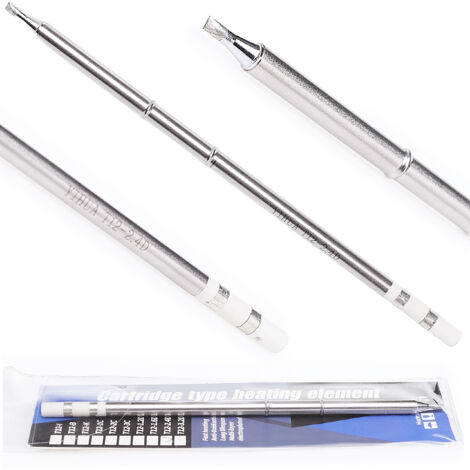 Punta saldante Yihua T12-D24 Scalpello da 2,4 mm con riscaldatore integrato per stazione di saldatura T12