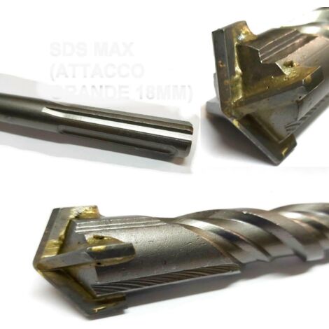 PUNTA SDS max 4 TAGLIENTI 18X600MM - MURO CEMENTO PRSDSMAX18X600/4 RIBITECH