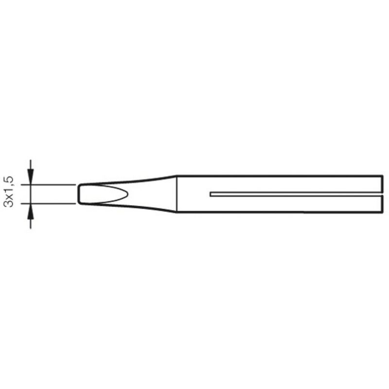 

Punta Soldador B40D 3x1,5mm Para 14ST 0150607 - JBC