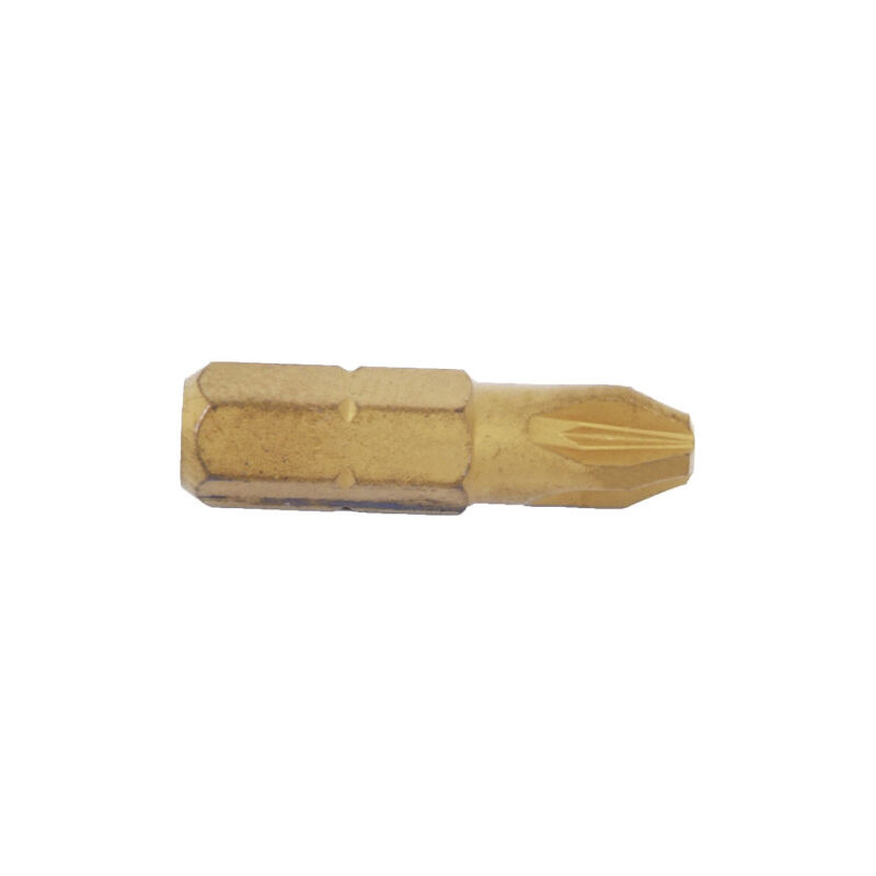 

Punta titanio pozidrive 1/4' | 10 Unds - 25 mm - PZ-3