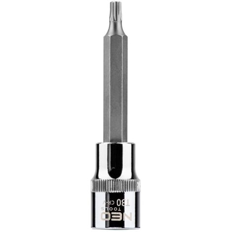 Punta Torx en vaso de 1/2", T30 x 100 mm