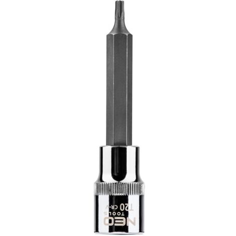 Punta Torx NEO da 1/2"", T20, 100 mm - Acciaio al cromo vanadio resistente