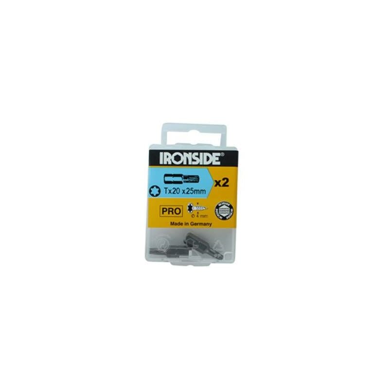 

Punta Torx Pro ( Tx 20 25 Mm. 1/4' ) 2 Piezas - Ironside