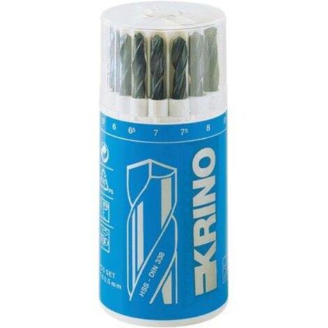 PUNTA TRAPANO HSS RULLATA SELETTORE KRINO - MM 1,0/10 CF=PZ 19 - 1 confezione