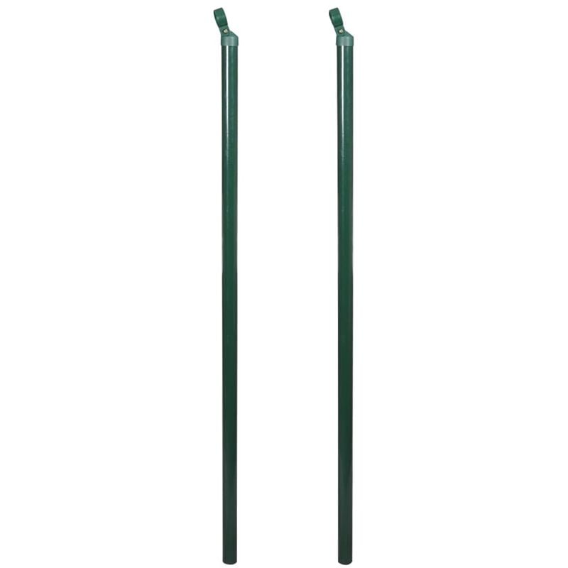 

Puntal de valla 2 unidades 175 cm - Verde