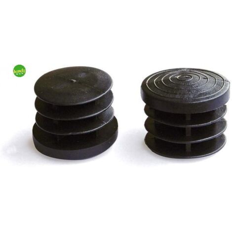 Puntale Alettato  24 mm Nero