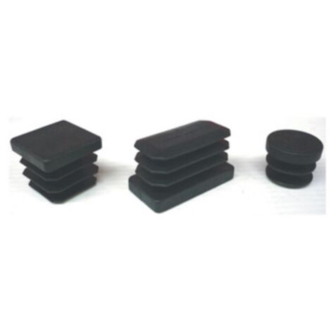 PUNTALE ALETTATO RETTANGOL 40X60 MM PLAST NERO