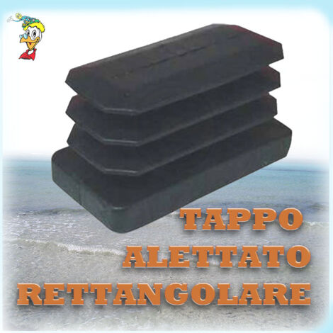 Puntale di Protezione Alettato Rettangolare mm. 20X30