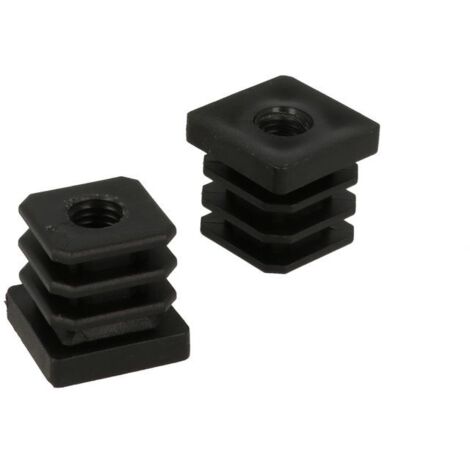 Puntale interni alettati Masidef Ø 25 x 25mm con foro filettato 4pz