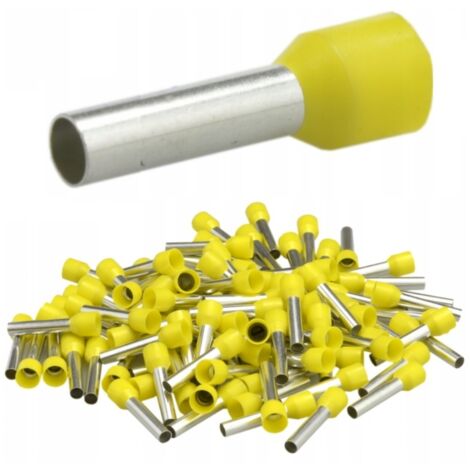 Puntale isolato 6.0/18 giallo (100 pz.)