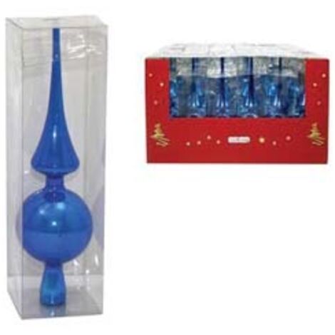PUNTALE PER ALBERO DI NATALE CM.25 COLORE BLU