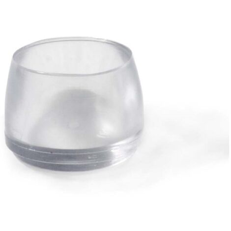 Puntale pvc trasparente d.22 mm pezzi 4 - masidef