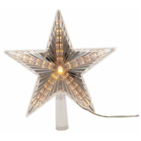 Puntale Stella Led 31L Bianco Caldo