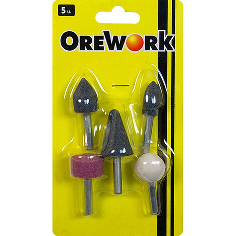 Puntas abrasivas Orework 1/4 5 piezas