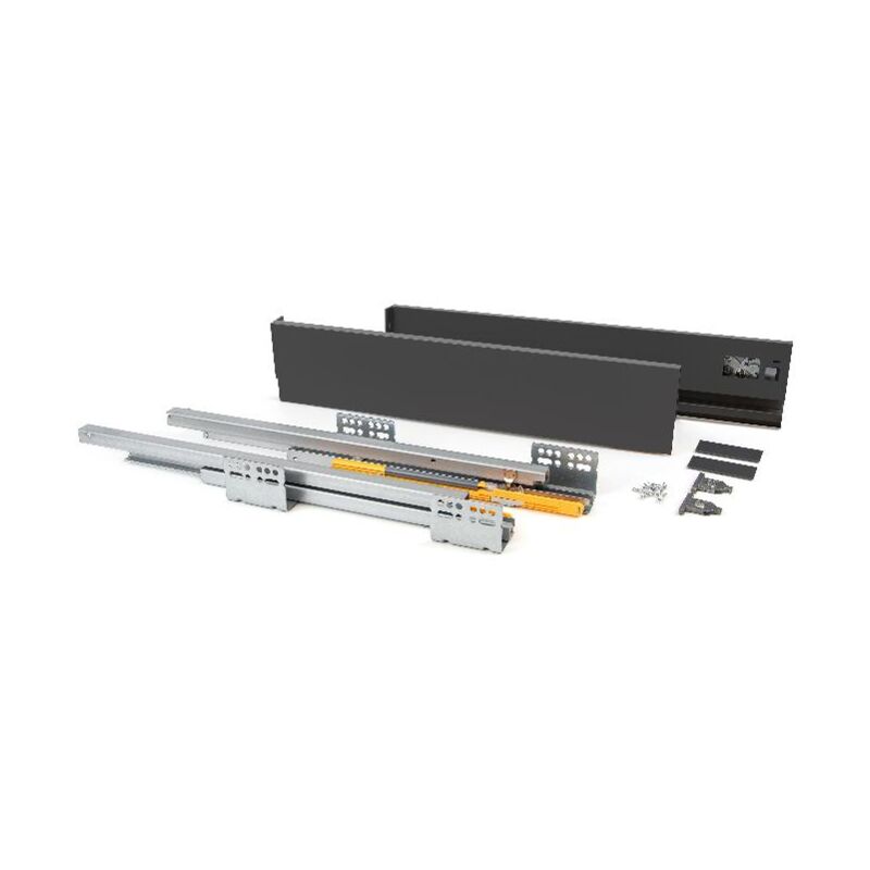 

EMUCA cajón exterior concept 30 kg de altura 105 mm, 300, gris antracita, acero