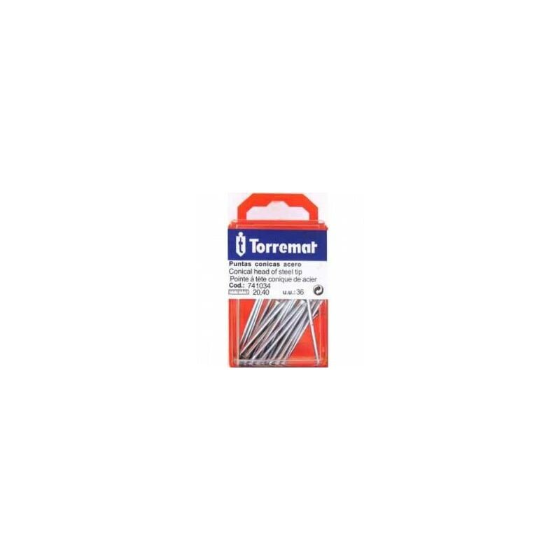 

Torremat(pasa A Cod.1051) - PUNTAS C/CON.ACERO ZINC. 15X15 BLISTER