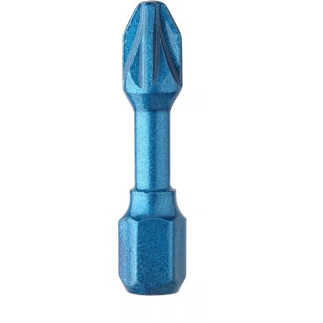 Puntas de atornillado impact blue-shock Pozidriv - U612 PZ3 Largo total 30 - Pack de 5