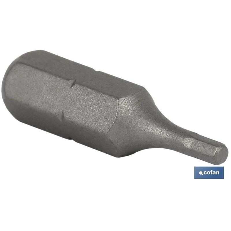 punta de destornillador hexagonal estándar 2,5 50 mm venta unitaria