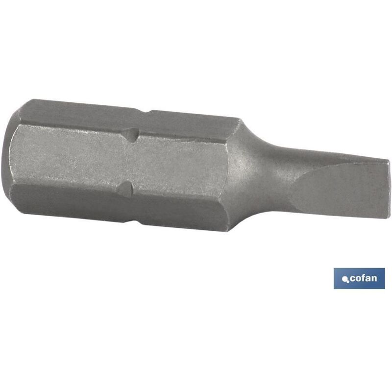 COFAN punta larga 5/16 sl-12 venta unitaria , Puntas Plana de atornillador, para uso de destornillador. Están fabricadas en acero de alta calidad.