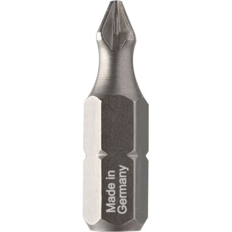 Puntas de destornillador con geometría de torsión Pozidriv - U642 PZ1 Longitud total 25 Pack de 5