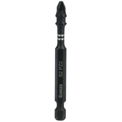PUNTAS DE IMPACTO 1/4'' PZ1 CABEZA EN CRUZ LONGITUD 50 MM - COLGADOR - 134054