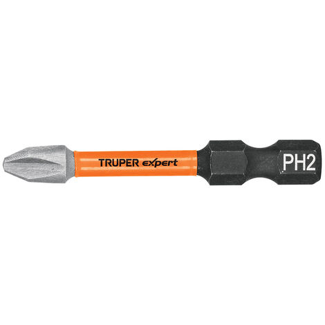 Puntas de impacto Phillips PH2 - 50 mm - 5 puntas