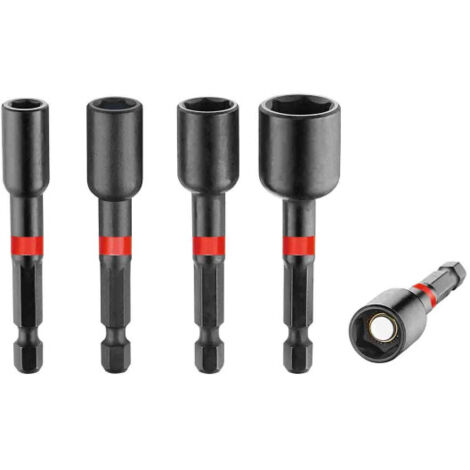 Puntas de vaso de impacto 1/4" hex. 270100100                         10 mm