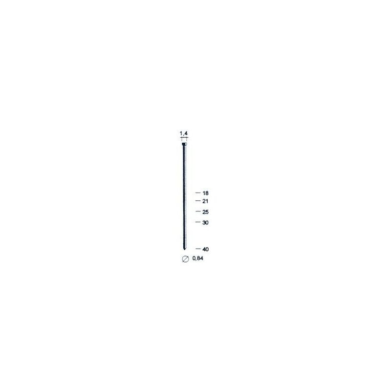 

Punta Clavad.neum Brads 0,8x25 Mm 8724 0,8 Mm 10000pz Clavex
