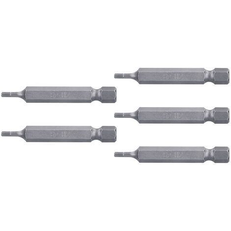Puntas para destornillador hexagonal - 2 mm, 50 mm - 5 puntas