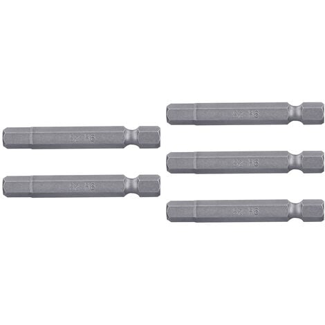 Puntas para destornillador hexagonal - 6 mm, 50 mm - 5 puntas